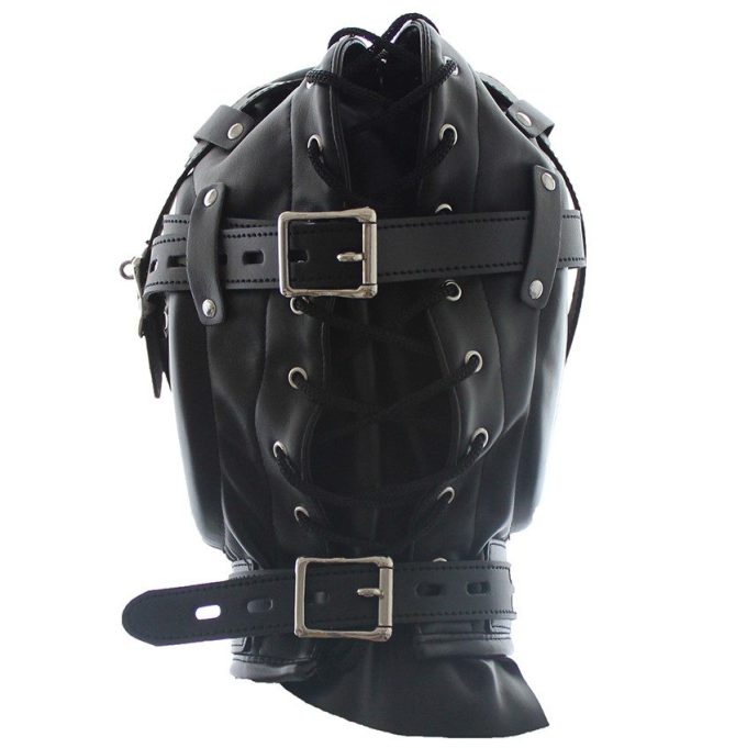 Banoch Reticent Hood Black Zwart Masker van pu Leer 987101719 3