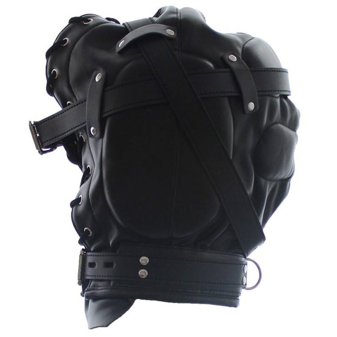 Banoch Reticent Hood Black Zwart Masker van pu Leer 987101719 4