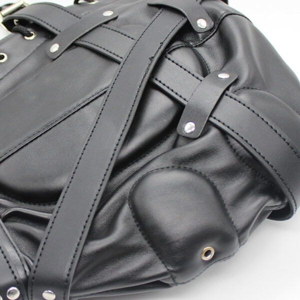 Banoch Reticent Hood Black Zwart Masker van pu Leer 987101719 5 Banoch Reticent Hood Black Zwart Masker van pu Leer 987101719 5