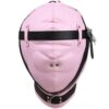 Banoch Reticent Hood BlackPink ZwartRoze masker van pu Leer 987101720 Banoch Reticent Hood BlackPink ZwartRoze masker van pu Leer 987101720