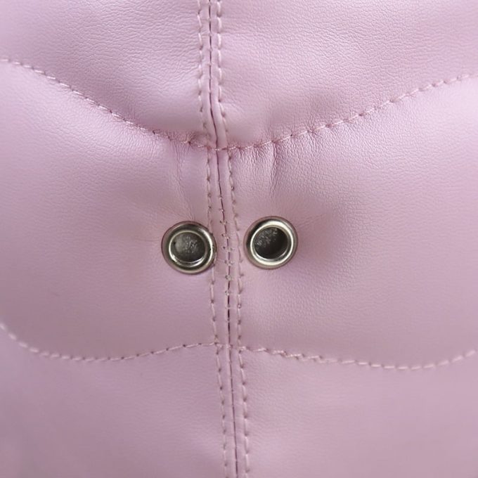 Banoch Reticent Hood BlackPink ZwartRoze masker van pu Leer 987101720 8