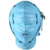 Banoch Reticent Hood Blue Blauw masker van pu Leer 987101722 Banoch Reticent Hood Blue Blauw masker van pu Leer 987101722