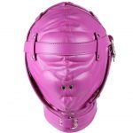 Banoch Reticent Hood Hot Pink Roze masker van pu Leer 987101723