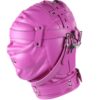 Banoch Reticent Hood Hot Pink Roze masker van pu Leer 987101723 2