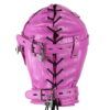 Banoch Reticent Hood Hot Pink Roze masker van pu Leer 987101723 4