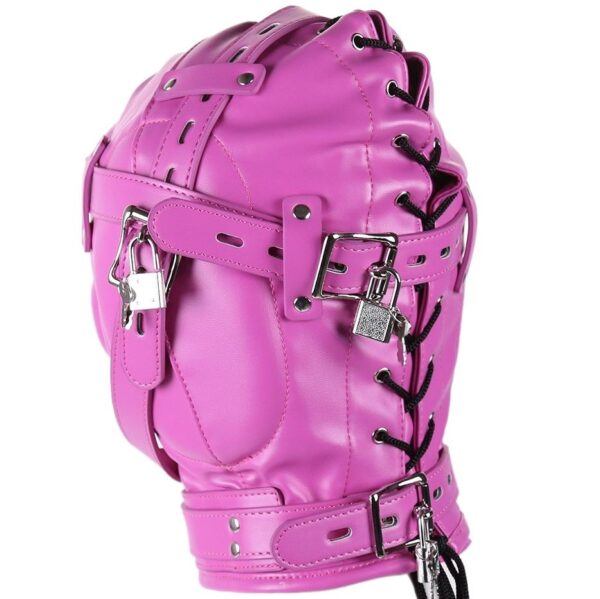 Banoch Reticent Hood Hot Pink Roze masker van pu Leer 987101723 5