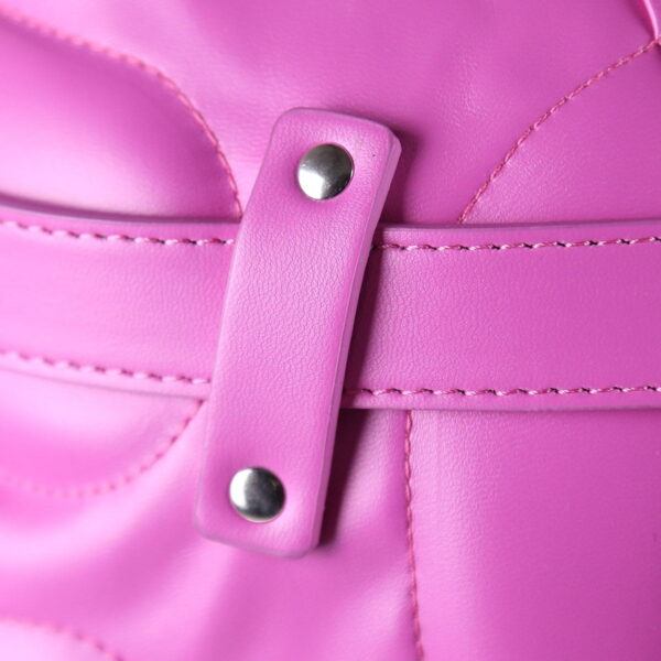 Banoch Reticent Hood Hot Pink Roze masker van pu Leer 987101723 8