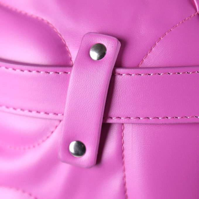 Banoch Reticent Hood Hot Pink Roze masker van pu Leer 987101723 8