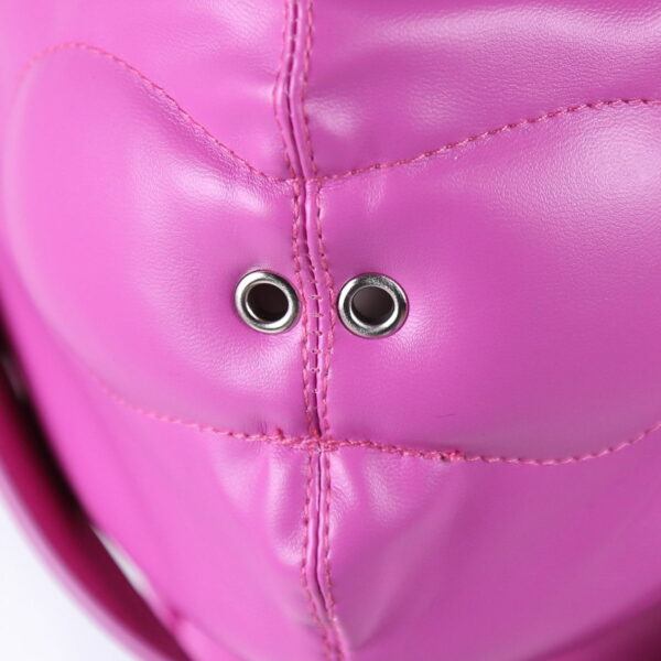 Banoch Reticent Hood Hot Pink Roze masker van pu Leer 987101723 9