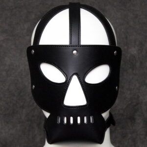 Banoch Skull Black Mask zwart masker pu leer bondage 987101706