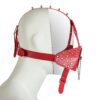 Banoch bondagemasker rood punk met spikes 987101707 3 Banoch bondagemasker rood punk met spikes 987101707 3
