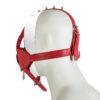 Banoch bondagemasker rood punk met spikes 987101707 4 Banoch bondagemasker rood punk met spikes 987101707 4