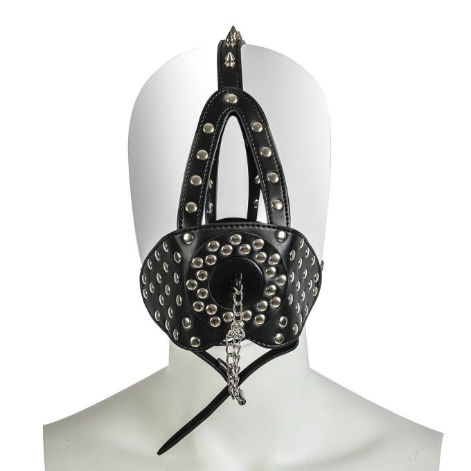 Banoch zwart bondagemasker met spike 987101708 1