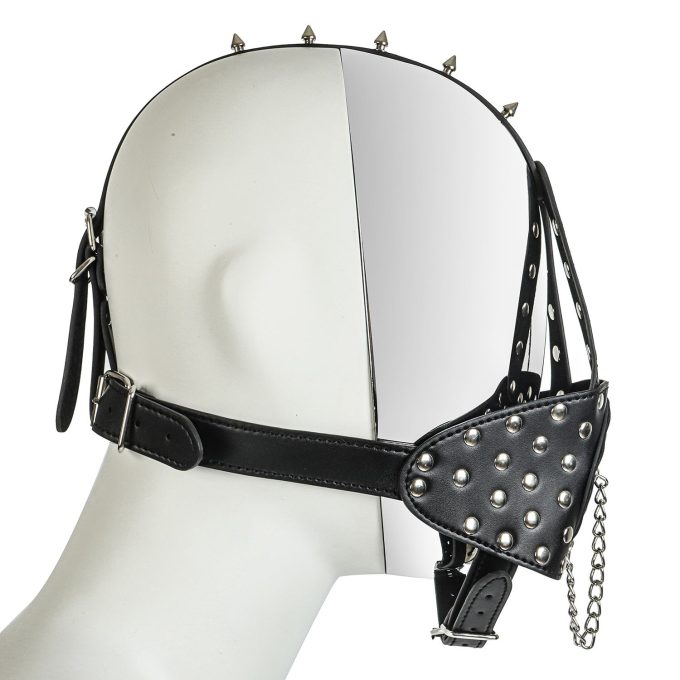 Banoch zwart bondagemasker met spike 987101708 3