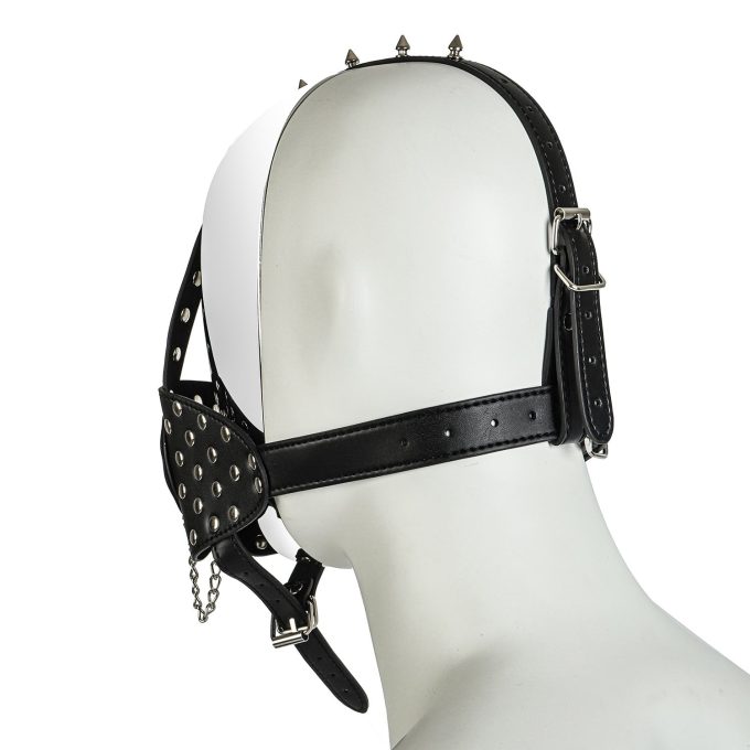 Banoch zwart bondagemasker met spike 987101708 4