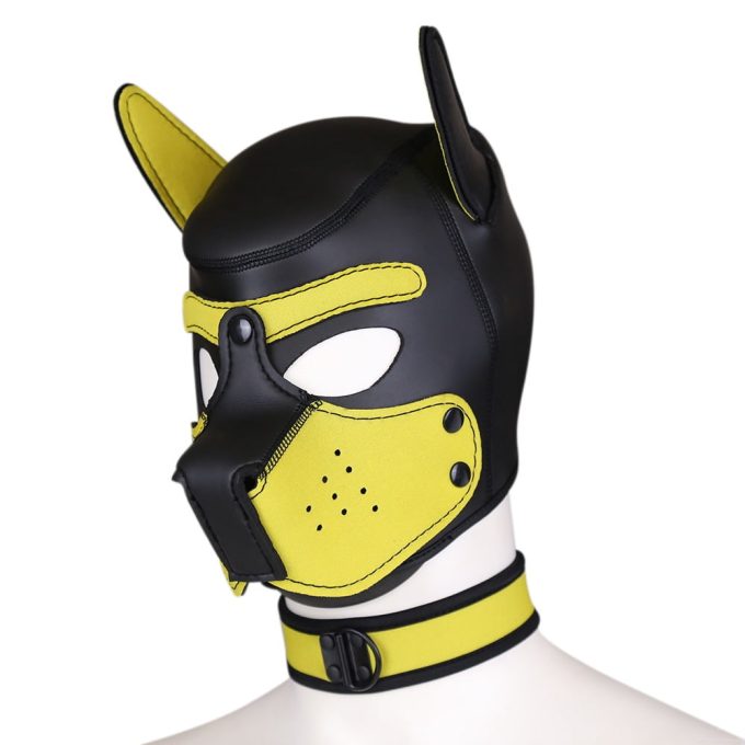 Banoch Lindo Perrito Amorillo Neoprene honden masker puppy geel neopreen 2 Banoch Lindo Perrito Amorillo Neoprene honden masker puppy geel neopreen 2
