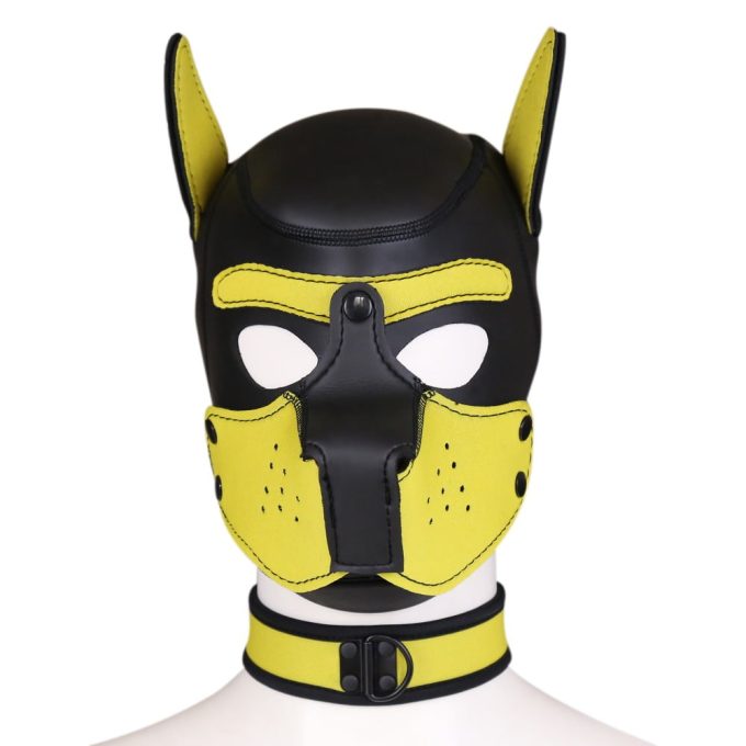Banoch Lindo Perrito Amorillo Neoprene honden masker puppy geel neopreen Banoch Lindo Perrito Amorillo Neoprene honden masker puppy geel neopreen