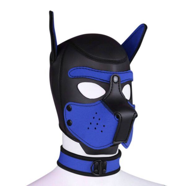 Banoch Lindo Perrito Azul Neoprene hondenmasker puppy blauw neopreen 3