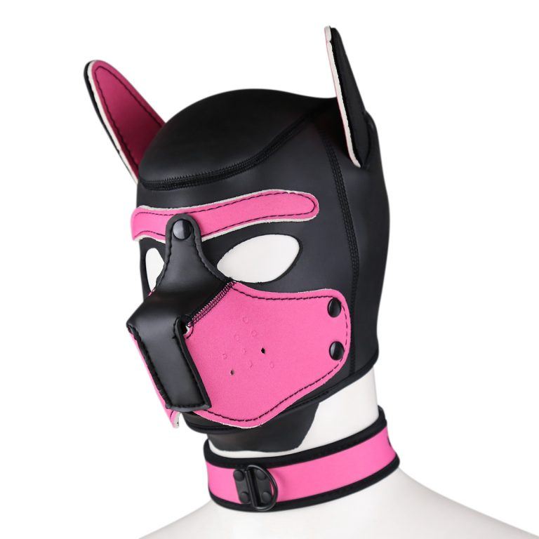 Banoch Lindo Perrito Rosa Neoprene hondenmasker van roze neopreen 3