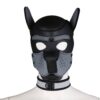 Banoch Lindo Perrito gris Neoprene honden masker puppy grijs neopreen