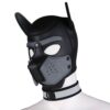 Banoch Lindo Perrito gris Neoprene hondenmasker voor puppy play van grijs neopreen