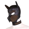 Banoch Lindo Perrito marrón Neoprene dog mask puppy play brown neoprene 3