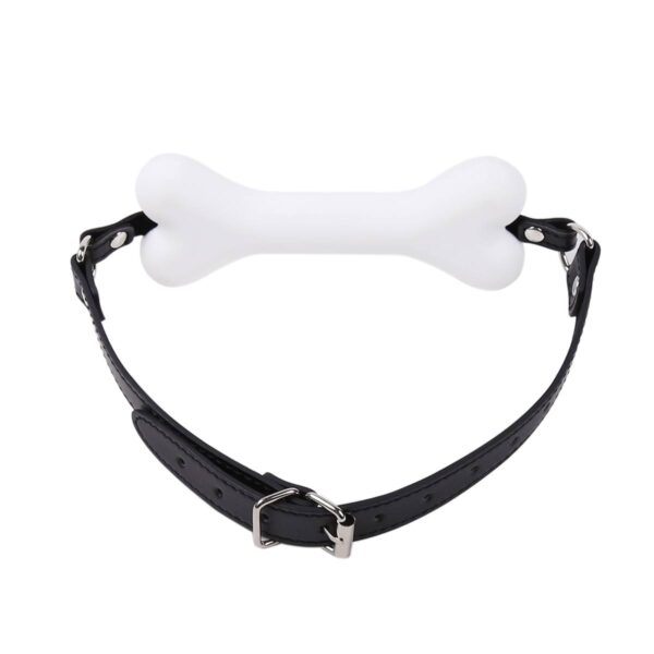 Banoch Mouthgag bone siliconen gag bot honden bot wit 987101691 10