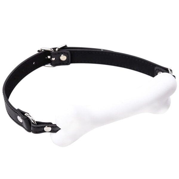 Banoch Mouthgag bone siliconen gag bot honden bot wit 987101691 2