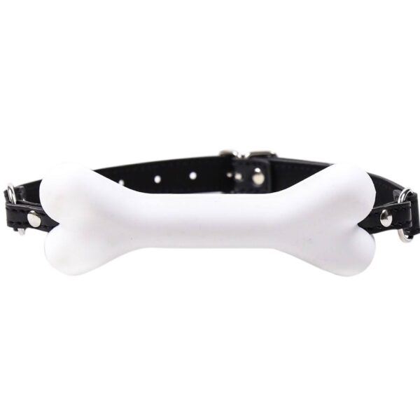 Banoch Mouthgag bone siliconen gag bot honden bot wit 987101691 6
