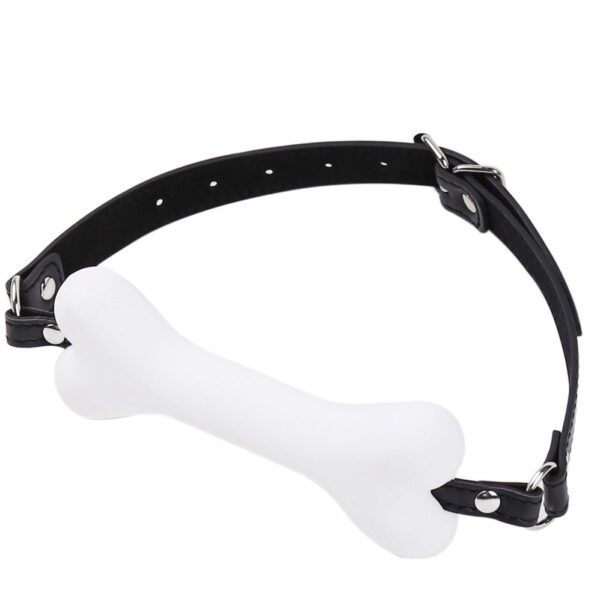 Banoch Mouthgag bone siliconen gag bot honden bot wit 987101691