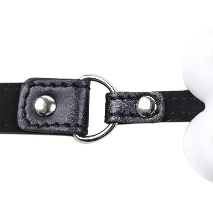 Banoch Mouthgag bone siliconen gag bot honden bot wit 987101691 8