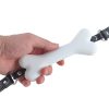 Banoch   Mouthgag bone   siliconen gag bot   honden bot wit   puppy play in hand