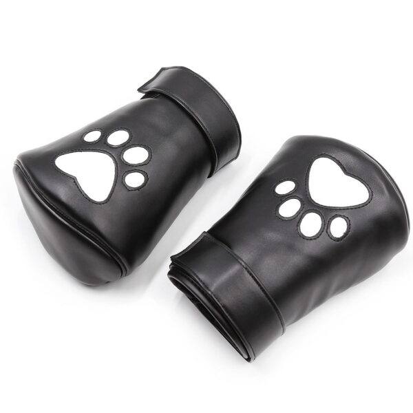 Banoch Perrito Mittones dog paws mittens bondage PU Leer Wit Voetje 987101746 2 Banoch Perrito Mittones dog paws mittens bondage PU Leer Wit Voetje 987101746 2