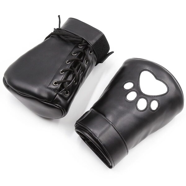 Banoch Perrito Mittones dog paws mittens bondage PU Leer Wit Voetje 987101746 3 Banoch Perrito Mittones dog paws mittens bondage PU Leer Wit Voetje 987101746 3