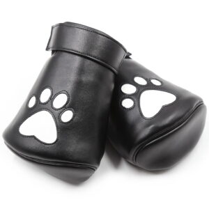 Banoch Perrito Mittones dog paws mittens bondage PU Leer Wit Voetje 987101746