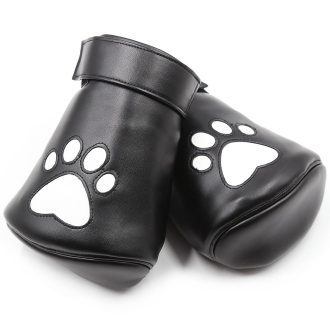 Banoch Perrito Mittones dog paws mittens bondage PU Leer Wit Voetje 987101746