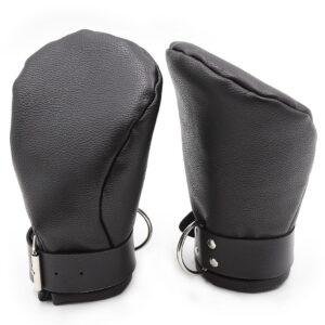 Banoch Perrito Mittones dog paws mittens bondage PU Leer Zwart 98710743
