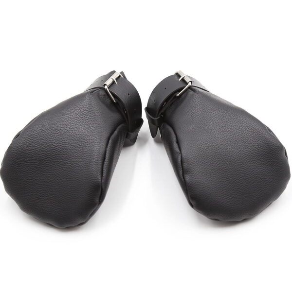 Banoch Perrito Mittones dog paws mittens bondage PU Leer Zwart 98710743 4