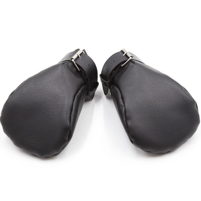 Banoch Perrito Mittones dog paws mittens bondage PU Leer Zwart 98710743 4