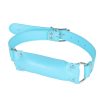 Banoch   Bit gag soft straight blue   bitgag van imitatieleer blauw (1)