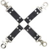 Banoch Black hogtie with clips Zwarte hogtie met haken bondage 987101850 Banoch Black hogtie with clips Zwarte hogtie met haken bondage 987101850