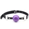 Banoch Breathable ball gag open zwartpaars verstelbare riem bondage 987101782