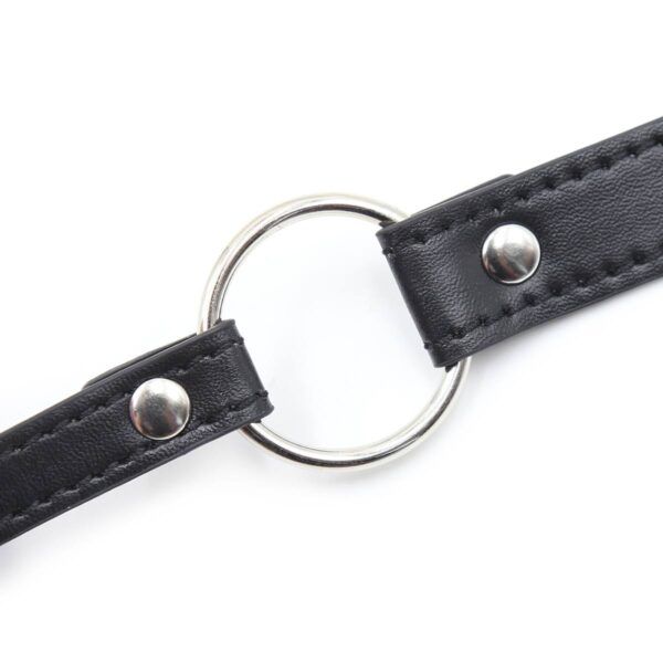 Banoch Breathable ball gag open zwartpaars verstelbare riem bondage 987101782 5