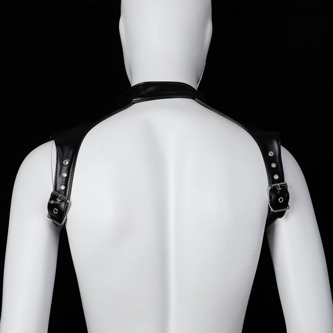 Banoch Chest collar harness Raigel imitatie leer harnas voor man 987101809 4