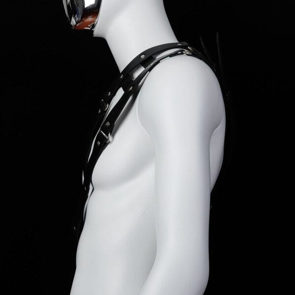 Banoch Chest gladiator harness Robert imitatie leren harnas voor man 987101798 3 Banoch Chest gladiator harness Robert imitatie leren harnas voor man 987101798 3