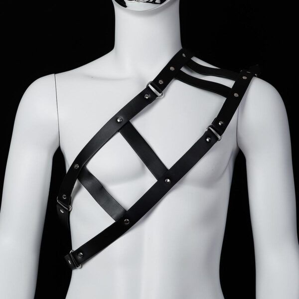 Banoch Chest gladiator harness Robert imitatie leren harnas voor man 987101798 Banoch Chest gladiator harness Robert imitatie leren harnas voor man 987101798