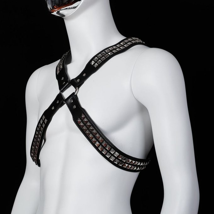 Banoch Chest harness Radell pu leer harnas voor man 987101806 2 Banoch Chest harness Radell pu leer harnas voor man 987101806 2