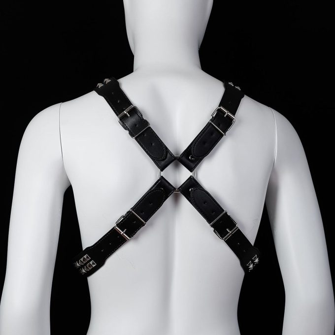 Banoch Chest harness Radell pu leer harnas voor man 987101806 4 Banoch Chest harness Radell pu leer harnas voor man 987101806 4
