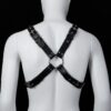 Banoch Chest harness Radin black imitatie leren harnas voor man 987101804 Banoch Chest harness Radin black imitatie leren harnas voor man 987101804