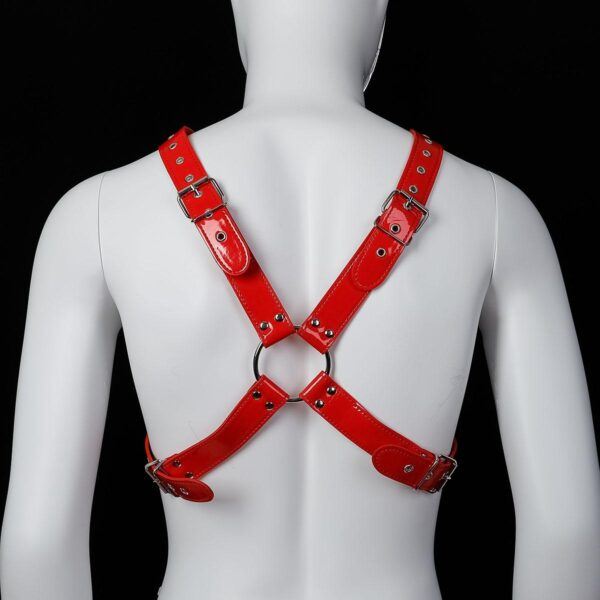 Banoch Chest harness Radin imitatie leren harnas voor man 987101805 4 Banoch Chest harness Radin imitatie leren harnas voor man 987101805 4